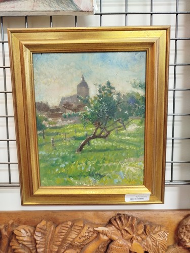 Tableau huile sur panneau - huile,
