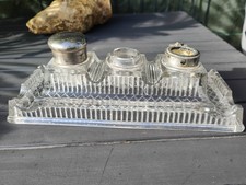 Ancien Encrier Double - Val