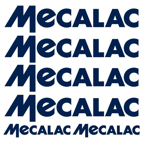 Mecalac autocollant sticker - mecalac,