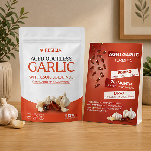 Resilia aged odorless garlic - resilia,