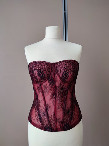 Corset bustier dentelle - corset, en