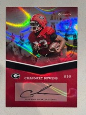 CHAUNCEY BOWENS 2024 ONIT Georgia Bulldogs Football *On Card* AUTO Autograph QTY