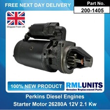 Starter Motor For Perkins 26280 27416 12V 13Teeth LRS550 LRS00550