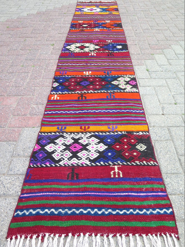 Tapis coureur turc kilim - tapis,