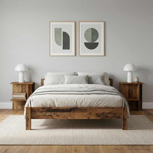 Table basse avec étagère