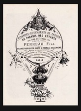 AU PARADIS DES ENFANTS 1870  / jeu jouet ancien magie