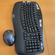 Logitech Cordless Desktop Wave Pro, US, MPN: 920-000919)preowned