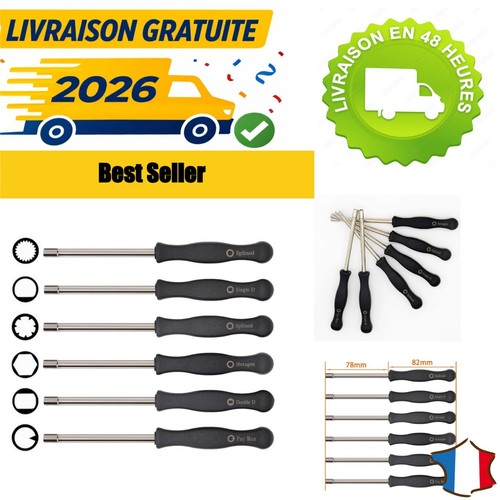 Kit tournevis réglage - 6,