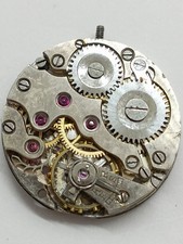 Vintage TRENCH watch Movement Montre Uhren Good Balance Main Spring Parts 