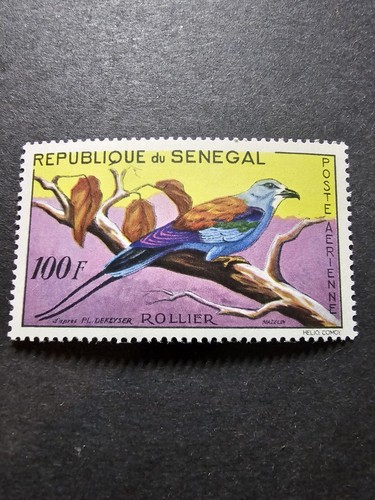 Timbre sénégal oiseaux faune - sÉnÉgal,