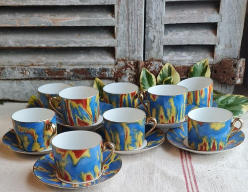 Ancien service cafe tasses - service, a