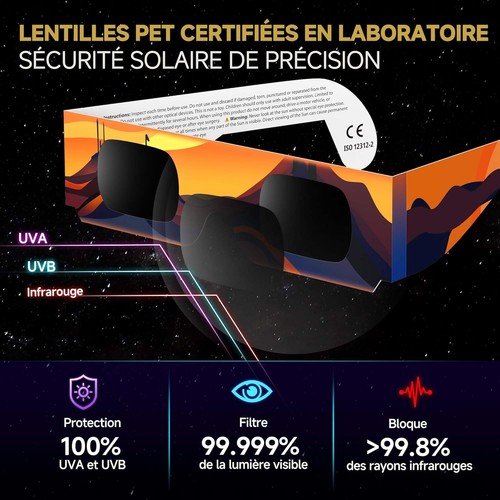 Lunette eclipse solaire lot - solaire, [lot