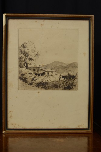 Belle gravure pays - belle, basque