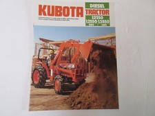 Kubota L2250 L2550 L2850 Tractor Sales Brochure 12 Page 1988