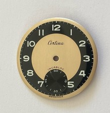 NEUF STOCK CADRAN POUR MONTRE DE MARQUE CERTINA INCABLOC @ 27,9 MM DE DIAMETRE