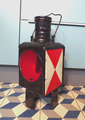 Ancien lanterne chemin fer - chemin,