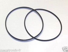 Kit de 2 courroies pour lecteur K7 Radio-CD-Cassette Philips AZ1500 AZ1505