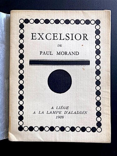 Paul morand excelsior a - -,