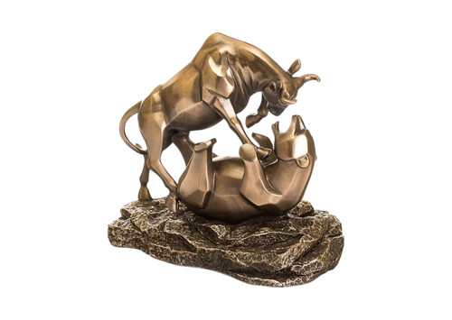 Statue taureau ours wall - statue,