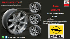 4 jantes Minilite 7j 15 4x100