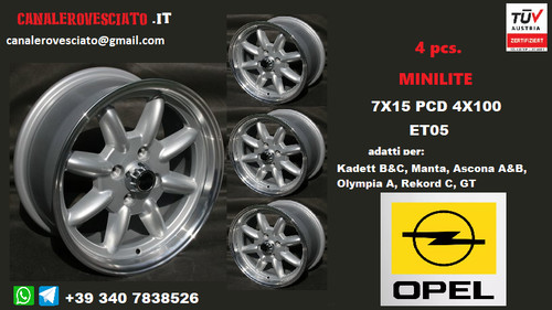 Jantes minilite 15 4x100 - minilite,