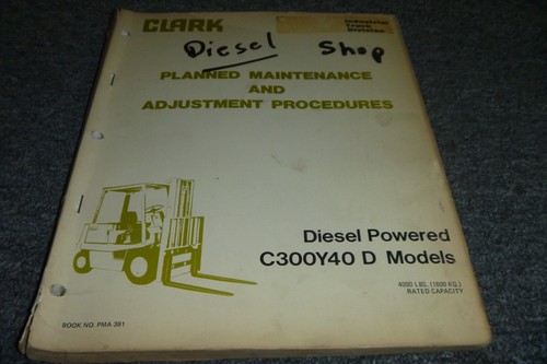 Clark c300y40d diesel - clark,