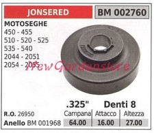 Pignon Jonsered Moteur Scie à