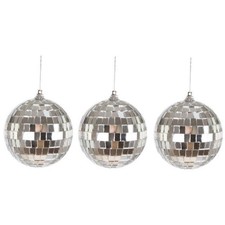 Lot de 3 boules à facettes -