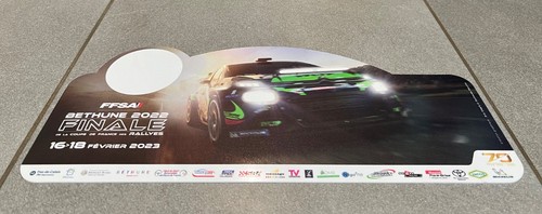 Plaque pvc rallye finale coupe - pvc,