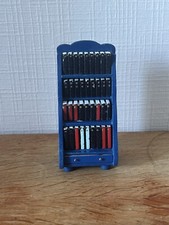 Furniture for miniature showcase dollhouse, secretary, office Diorama 1:12