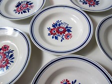 6 anciennes assiettes creuses