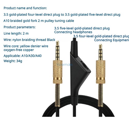 Audio cable for logitech - for,