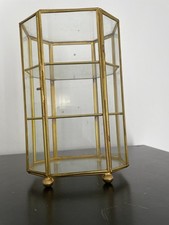 vitrine laiton et verre