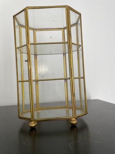 Vitrine laiton verre - vitrine,