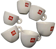 Illy art collection 6 tasses café ,double expresso Avec Logo 8 cm de diamètre