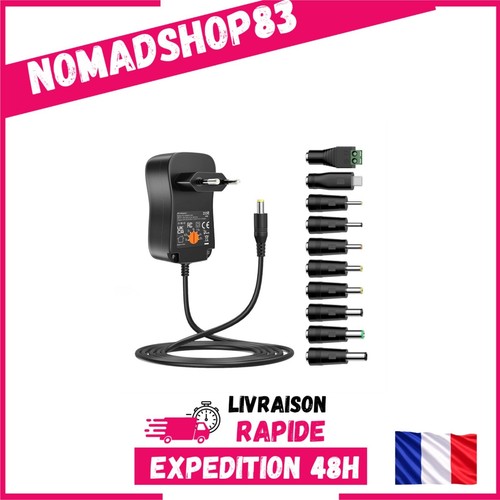 Adaptateur secteur universel