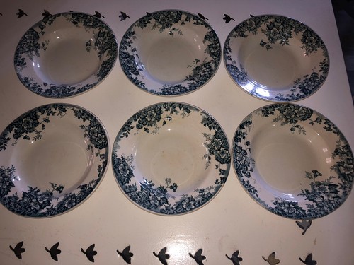 Anciennes assiettes creuses - 6,