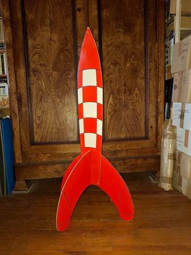 Grande plv fusée tintin 122 - plv,,