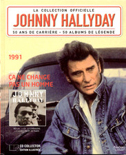 JOHNNY HALLYDAY. Livre cd 'ça ne change pas un homme' 1991. 50 ans de carrière. 