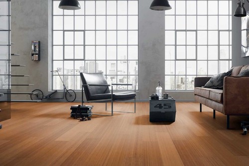 Parquet massif bambou - ,