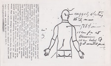1967 Press Photo Autopsy Report of President Kennedy, shot by Lee Harvey Oswald