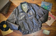 Avirex A-2 Flight Jacket – Cuir Vintage 80s-90s – Rare & Authentique 🇺🇸