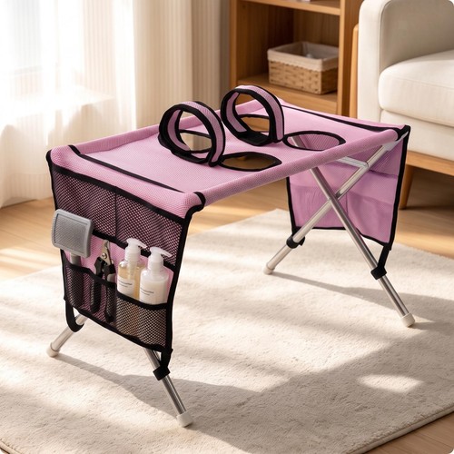 Table toilettage avec poches - toilettage,