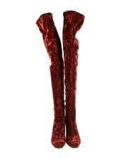 botte cuissarde Derek Lam 10 Crosby Bottes en velours 