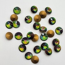 12pc Swarovski Crystal Vitrail Medium ss34 Chaton Rivoli 1122 Stone; No Hole 7mm