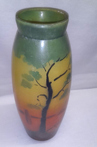 Vase verre art - en, deco