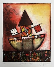 Gravure Aquatinte Alain