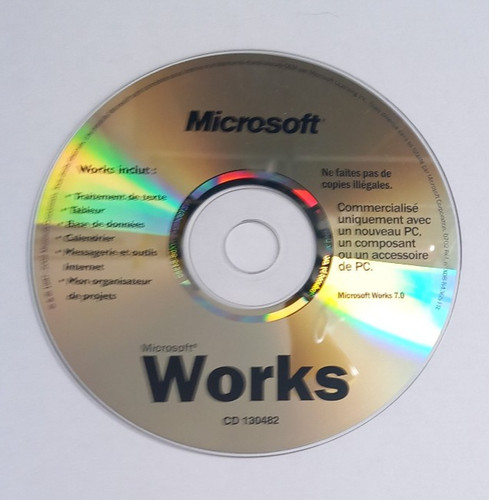 Microsoft works 0 - works, dell