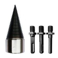 Outil Foret Bois de Chauffage Jardin Extérieur avec Poignée Bois 42mm Acier Ca