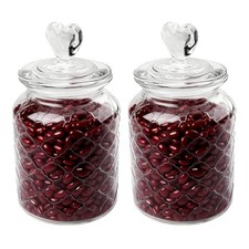 Lot de 2 bocaux à bonbons